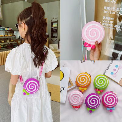 ราคาดี Lolipop ซิลิโคนกลม กระเป๋าดินสอสําหรับเครื่องเขียน สินค้ากระเป๋าดินสอ กระเป๋าของใช้ในโรงเรียน กระเป๋าแต่งหน้า ถังเก็บของ online