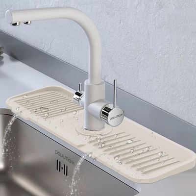 ผลิตภัณฑ์ครัวซิลิโคนกันน้ำที่ทนทานอ่างล้างจาน Splash Guard สำหรับบ้าน