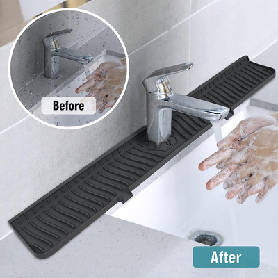 FDA นำกลับมาใช้ใหม่ซิลิโคนผลิตภัณฑ์ในครัว Sink Water Splash Guard