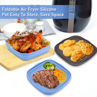 ราคาดี ถาดซิลิโคนน้ำหนักเบาสำหรับ Air Fryer กันน้ำกันลื่น ออนไลน์