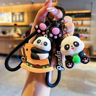 ราคาดี 30 กรัม น้ําหนักเบา น่ารัก การ์ตูน Panda Keychain Pendant สําหรับกระเป๋าเด็กของขวัญคริสต์มาส ออนไลน์
