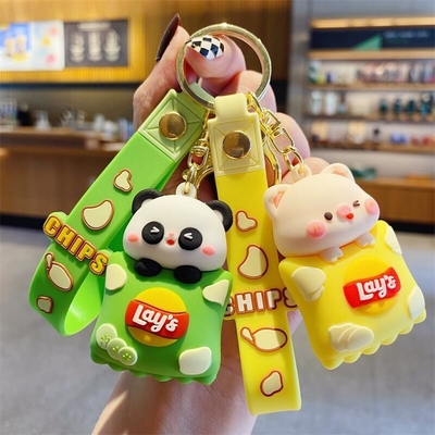 ราคาดี ปันดาคันกุญแจชาร์มสําหรับเด็กๆ เด็กๆ กระเป๋าเป้สัตว์ยาง กระเป๋าเป้กระเป๋าสตางค์ ออนไลน์