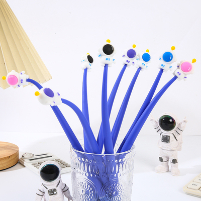 12PCS สวยนักบินอวกาศ สั่นดินสอเจล 0.5 มิลลิเมตร สีดําดินสอเจล เขียนดินสอ สําหรับสํานักงาน สินค้าโรงเรียน นักเรียน เด็กของขวัญ