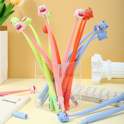 5 ชิ้นดินสอเมนต์เจลการ์ตูน น่ารักดินสอเจลสําหรับเด็กและเด็กหญิงดินสอเขียน Kawaii เซ็ตสําหรับงานเลี้ยงโรงเรียน สํานักงานบ้าน ของขวัญนักเรียน ((0.5 มม.สไตล์ดาว, Blacak)