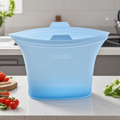 ถุงเก็บอาหารซิลิโคนเป็นมิตรต่อสิ่งแวดล้อมและยั่งยืน พร้อมซีลสุญญากาศ ทนความร้อน และทำความสะอาดง่าย – เหมาะสำหรับเก็บขนม อาหารเหลือ หมักหมม ใช้เดินทาง และช่วยให้คุณประหยัด